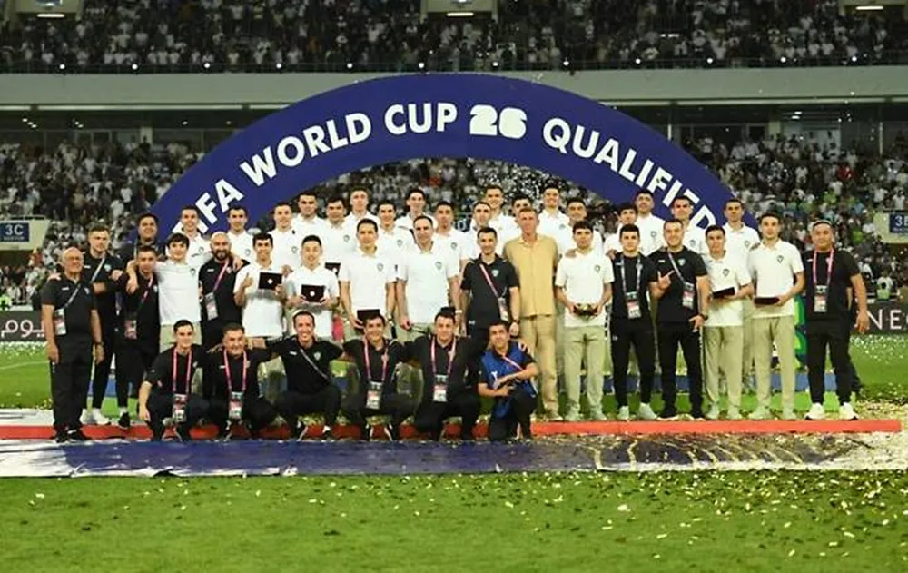 2026 월드컵을 준비하는 우즈벡 대표팀